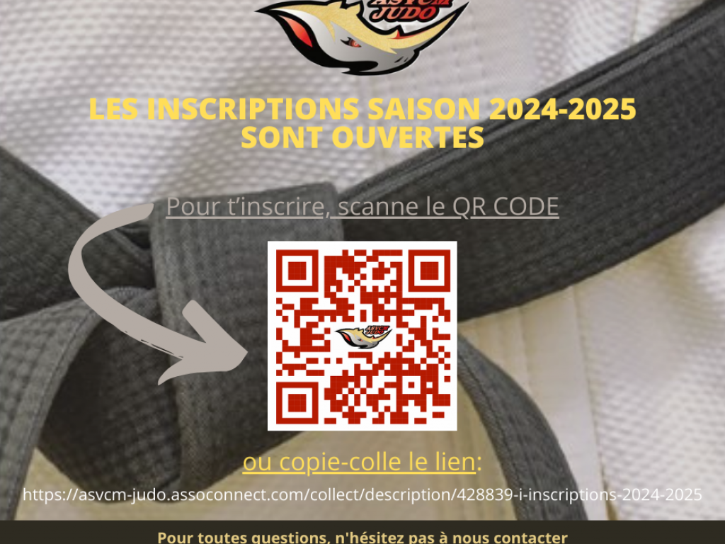 Image de l'actu 'INSCRIPTION SAISON 2024-2025'