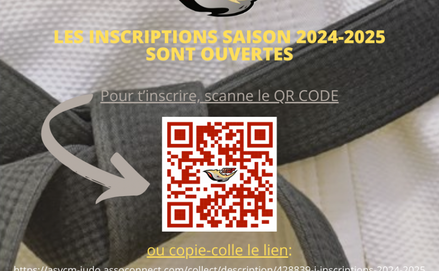 INSCRIPTION SAISON 2024-2025