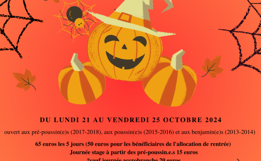 STAGE DE LA TOUSSAINT